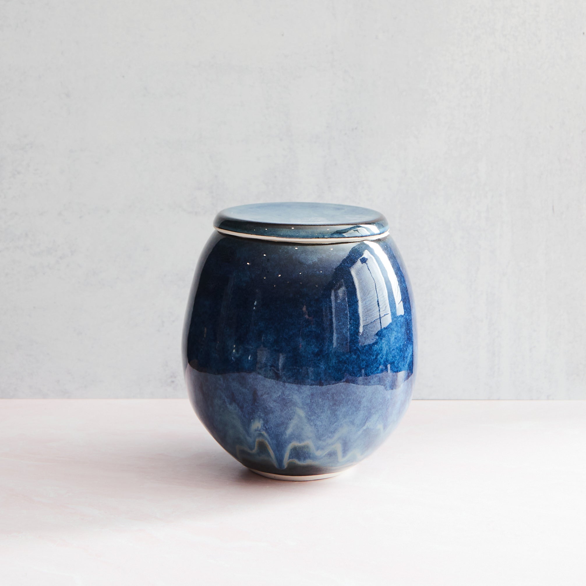 Large Blue Vessel
